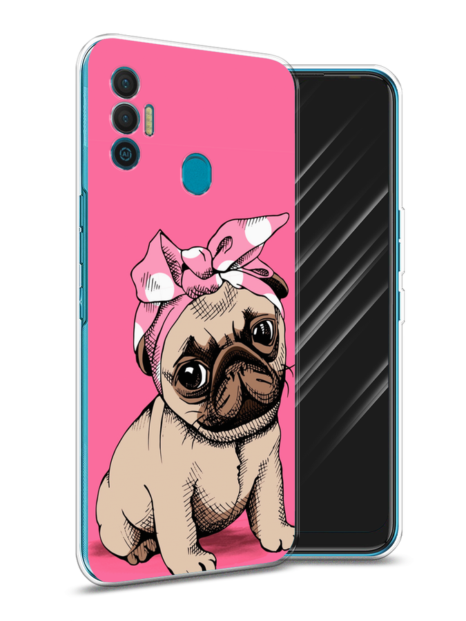 

Чехол Awog на Realme C15 "Dog Pin-Up", Разноцветный, 255050-2