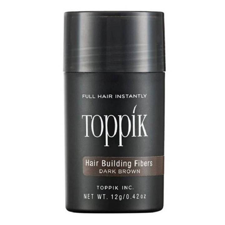 

Пудра-загуститель для волос Toppik Dark brown темно-коричневый 12 г