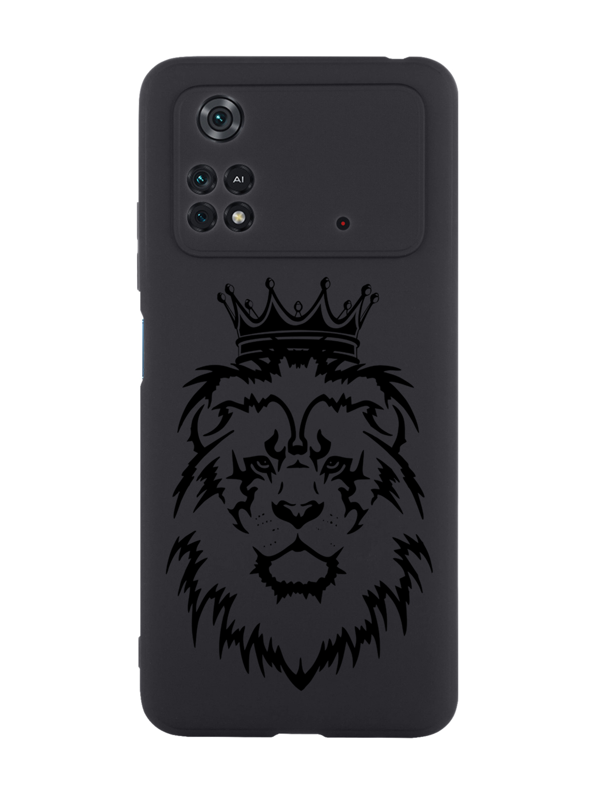 

Чехол MustHaveCase для Poco M4 Pro 4G Лев черный