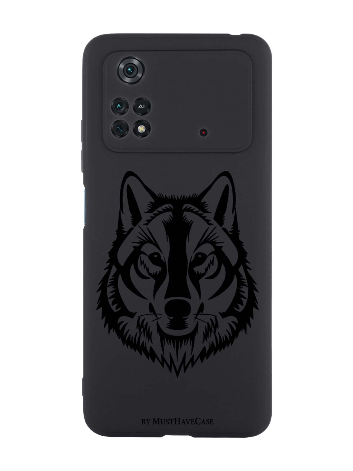 

Чехол MustHaveCase для Poco M4 Pro 4G Волк черный