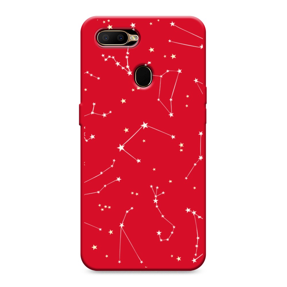 

Матовый силиконовый чехол "Созвездия" на Oppo A5s, 252353-1