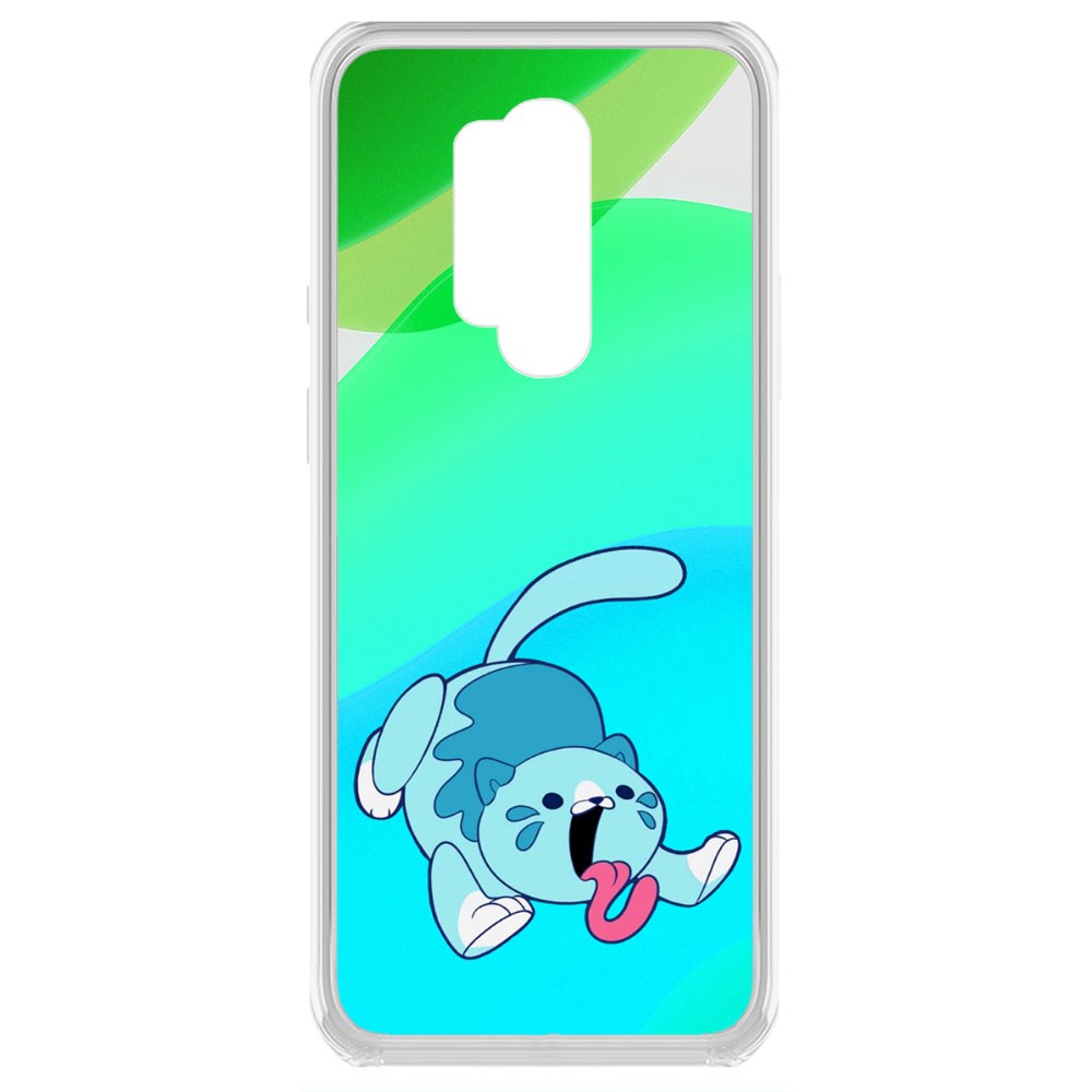 фото Чехол-накладка krutoff clear case хаги ваги - конфетная кошка для oneplus 8 pro