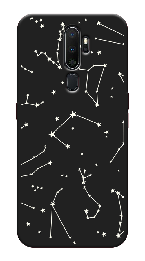 

Матовый силиконовый чехол "Созвездия" на Oppo A9 (2020), Разноцветный, 251952-1