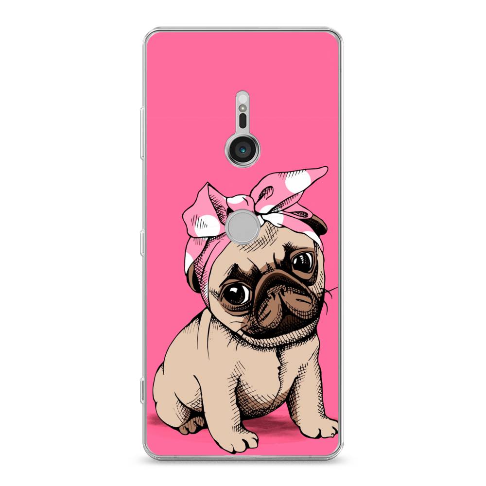 

Чехол Awog на Sony Xperia XZ3 "Dog Pin-Up", Разноцветный, 53650-2