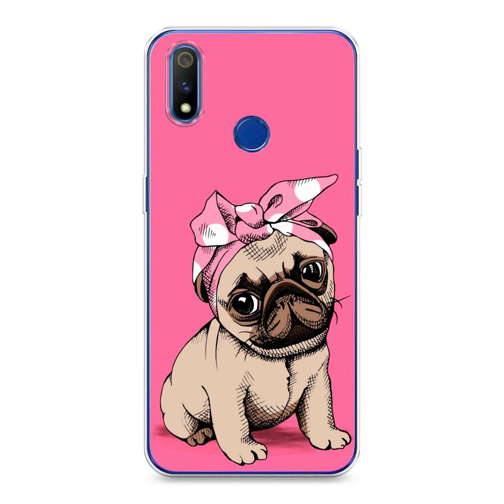 

Чехол Awog на Realme 3 Pro "Dog Pin-Up", Разноцветный, 251250-2