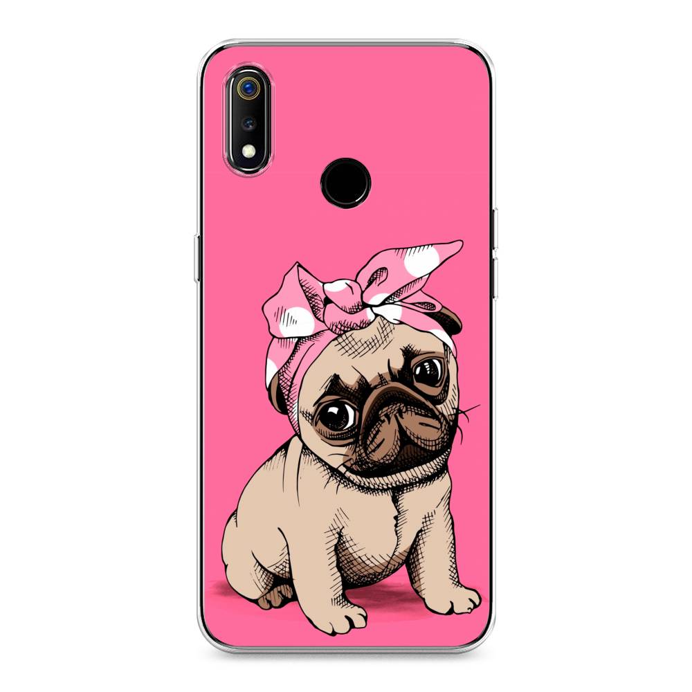 

Чехол Awog на Realme 3 "Dog Pin-Up", Разноцветный, 251050-2