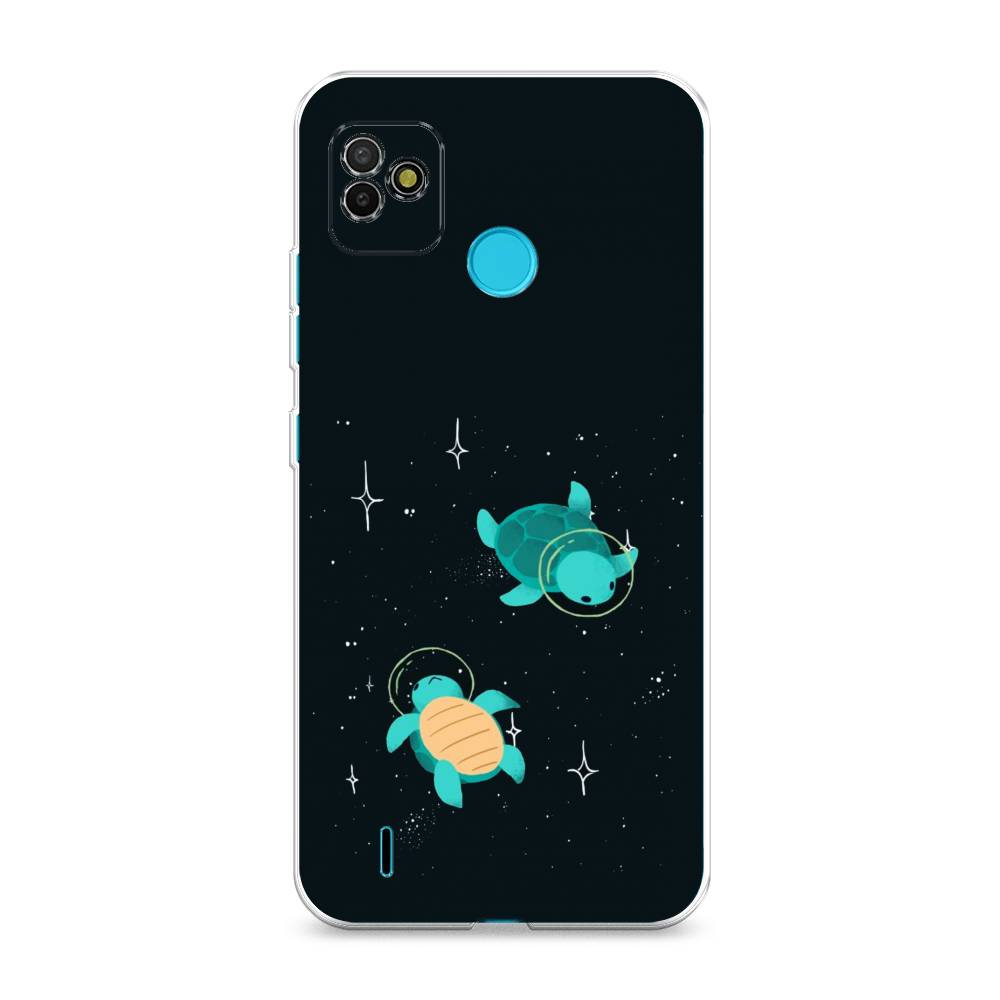 

Чехол Awog на Tecno POP 5 "Черепашки космонавты", Разноцветный, 301150-4