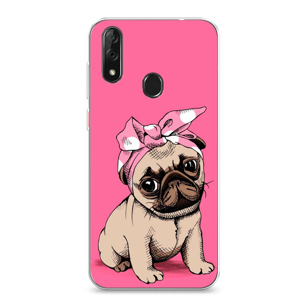 

Чехол Awog на ZTE Blade V10 / ЗТЕ Блэйд V10 "Dog Pin-Up", Разноцветный, 132750-2