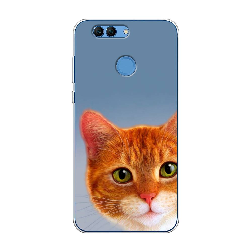 

Чехол на Huawei Nova 2 "Любопытный котик", Коричневый, 62950-1