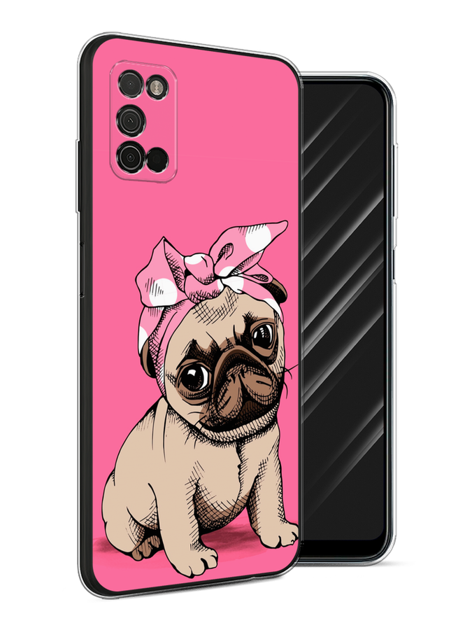 

Чехол Awog на Samsung Galaxy A03S / Самсунг A03S "Dog Pin-Up", Разноцветный, 2103250-2