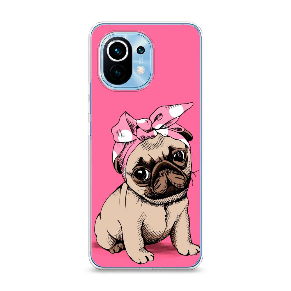 

Чехол Awog на Xiaomi Mi 11 "Dog Pin-Up", Разноцветный, 39450-2