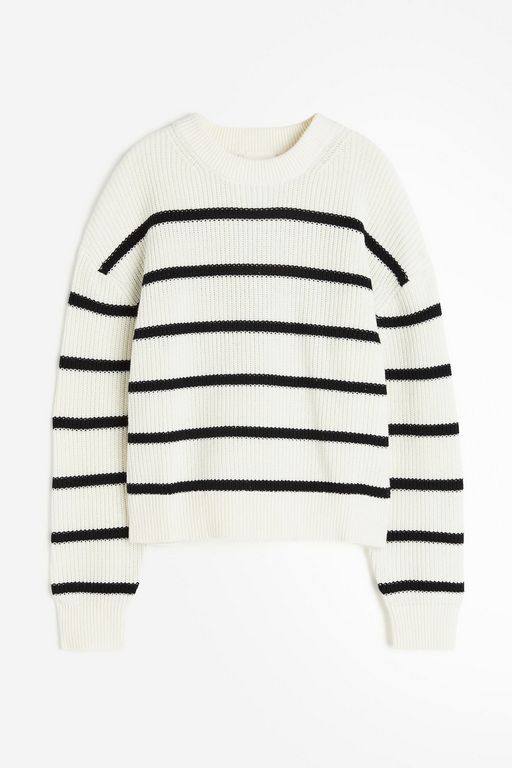 

Джемпер женский H&M 1213827 белый XS, 1213827