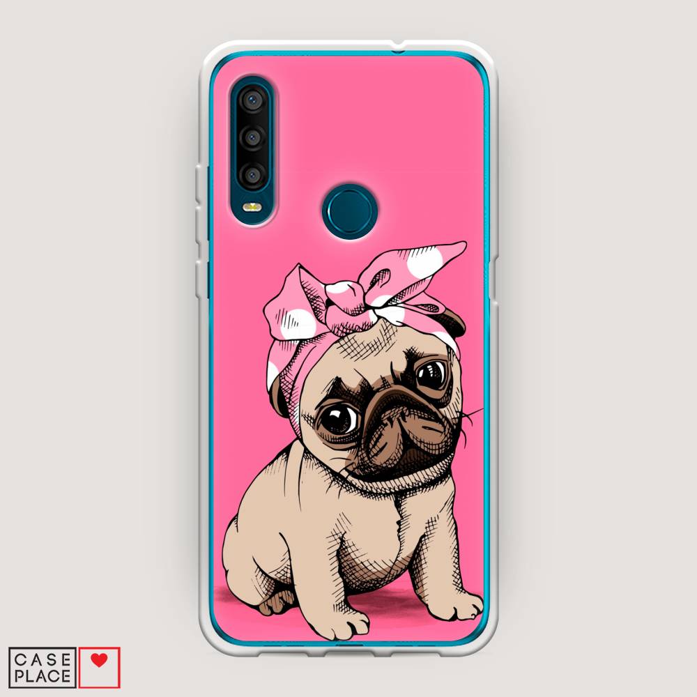 

Чехол Awog на Alcatel 1SE (2020) / Алкатель 1SE (2020) "Dog Pin-Up", Разноцветный, 171250-2