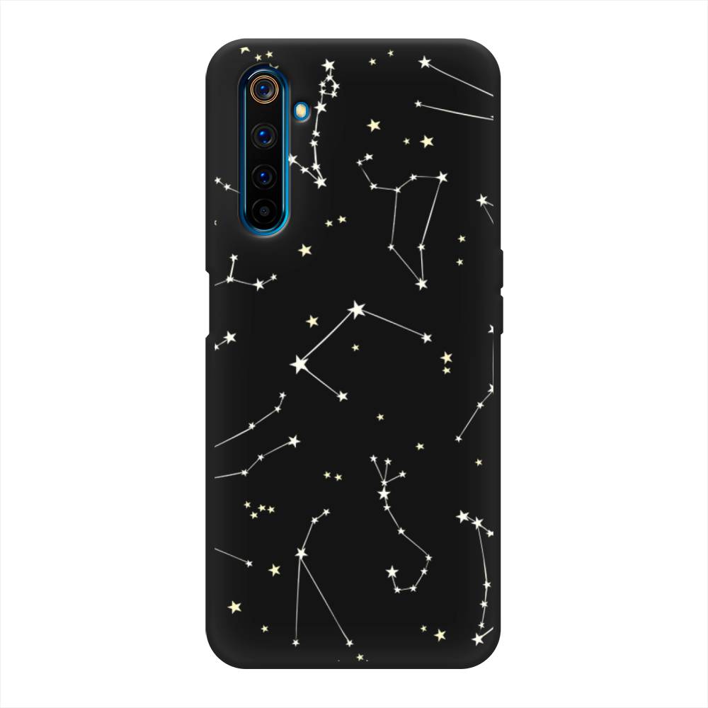

Матовый силиконовый чехол "Созвездия" на Realme 6 Pro, Разноцветный, 252852-1