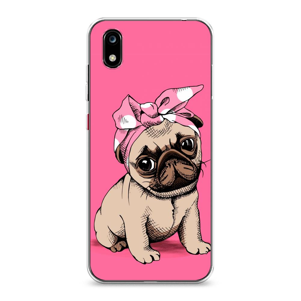 

Чехол Awog на ZTE Blade A7 2019 / ЗТЕ Блэйд A7 2019 "Dog Pin-Up", Разноцветный, 133150-2