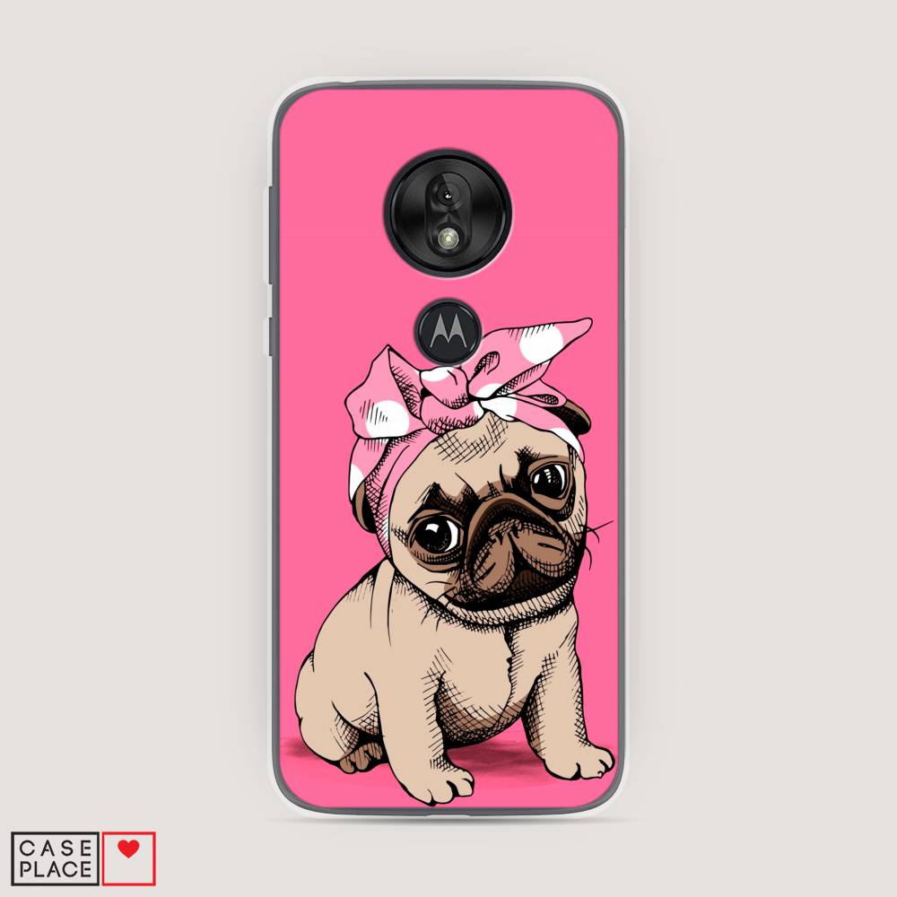 

Чехол Awog на Motorola Moto G7 Play / Моторола Мото G7 Play "Dog Pin-Up", Разноцветный, 241250-2