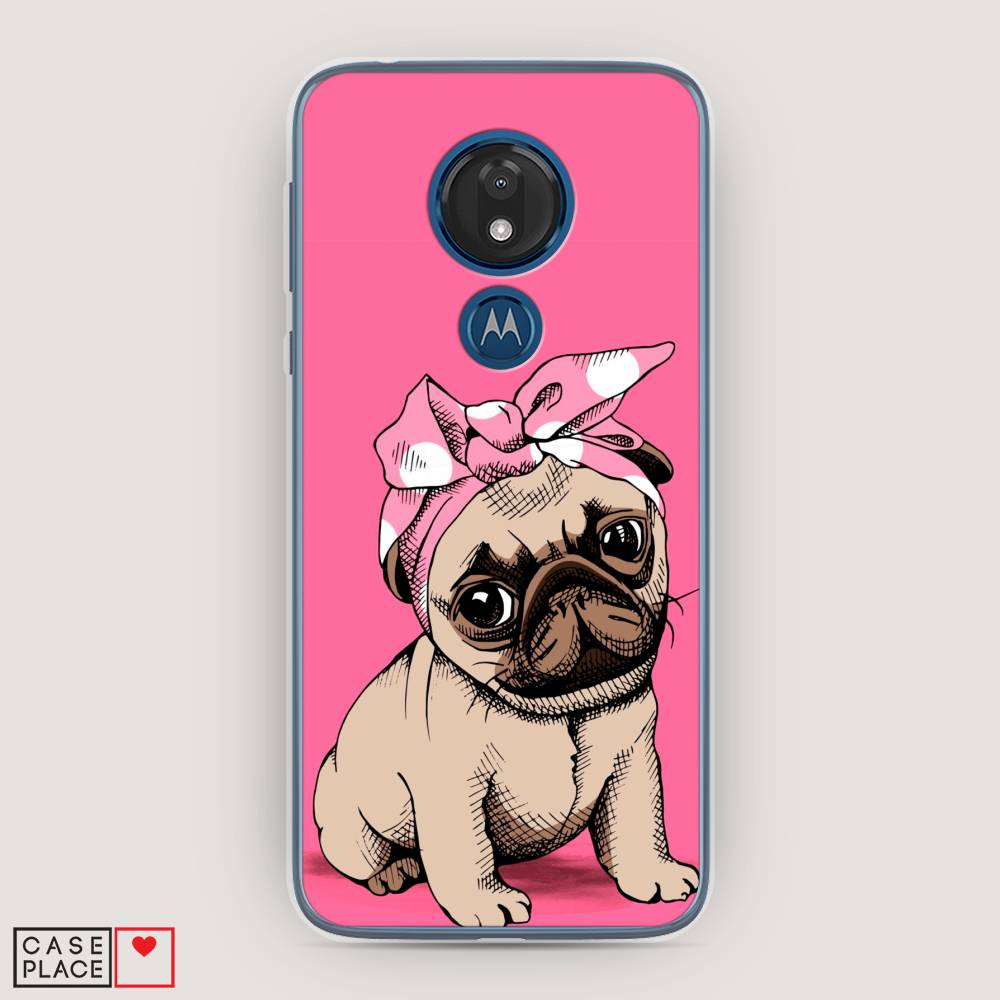 

Чехол Awog на Motorola Moto G7 / Моторола Мото G7 "Dog Pin-Up", Разноцветный, 241150-2