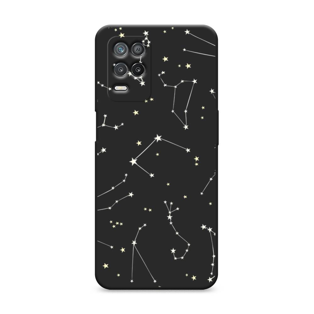 

Матовый силиконовый чехол "Созвездия" на Realme 8 5G, 257052-1