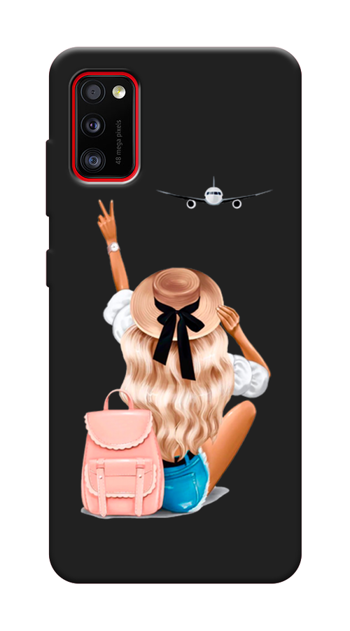 

Чехол Awog на Samsung Galaxy A41 / Самсунг A41 "Автостопом самолетом", Разноцветный, 2100452-1