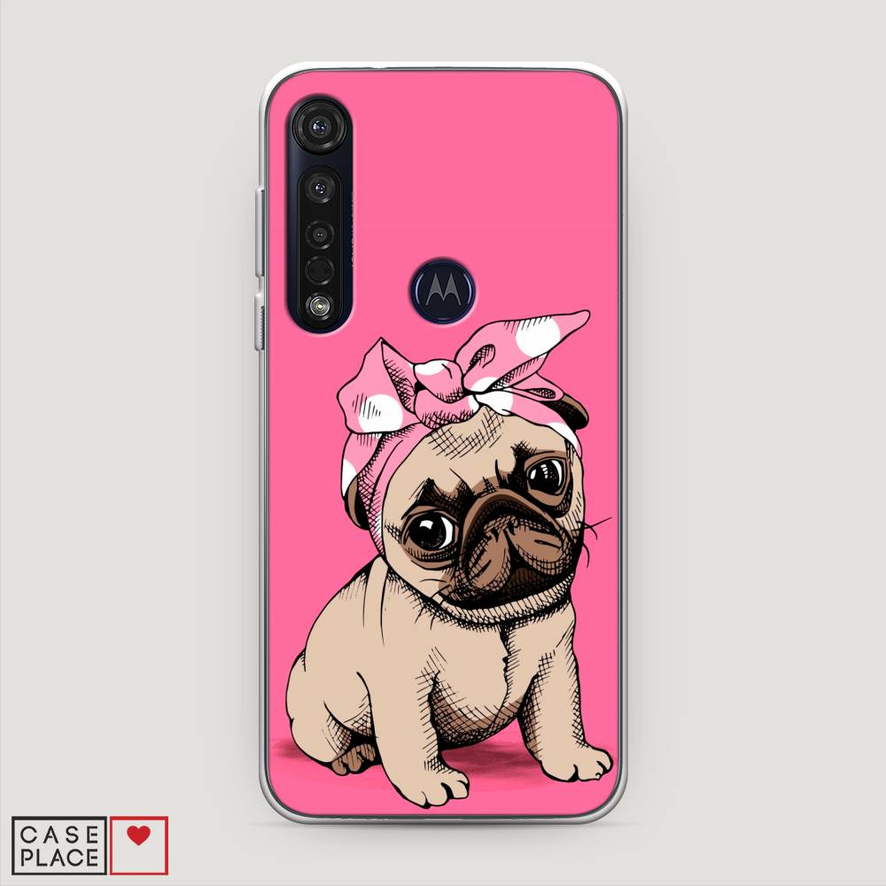 

Чехол Awog на Motorola Moto G8 Plus / Моторола Мото G8 Plus "Dog Pin-Up", Разноцветный, 241450-2