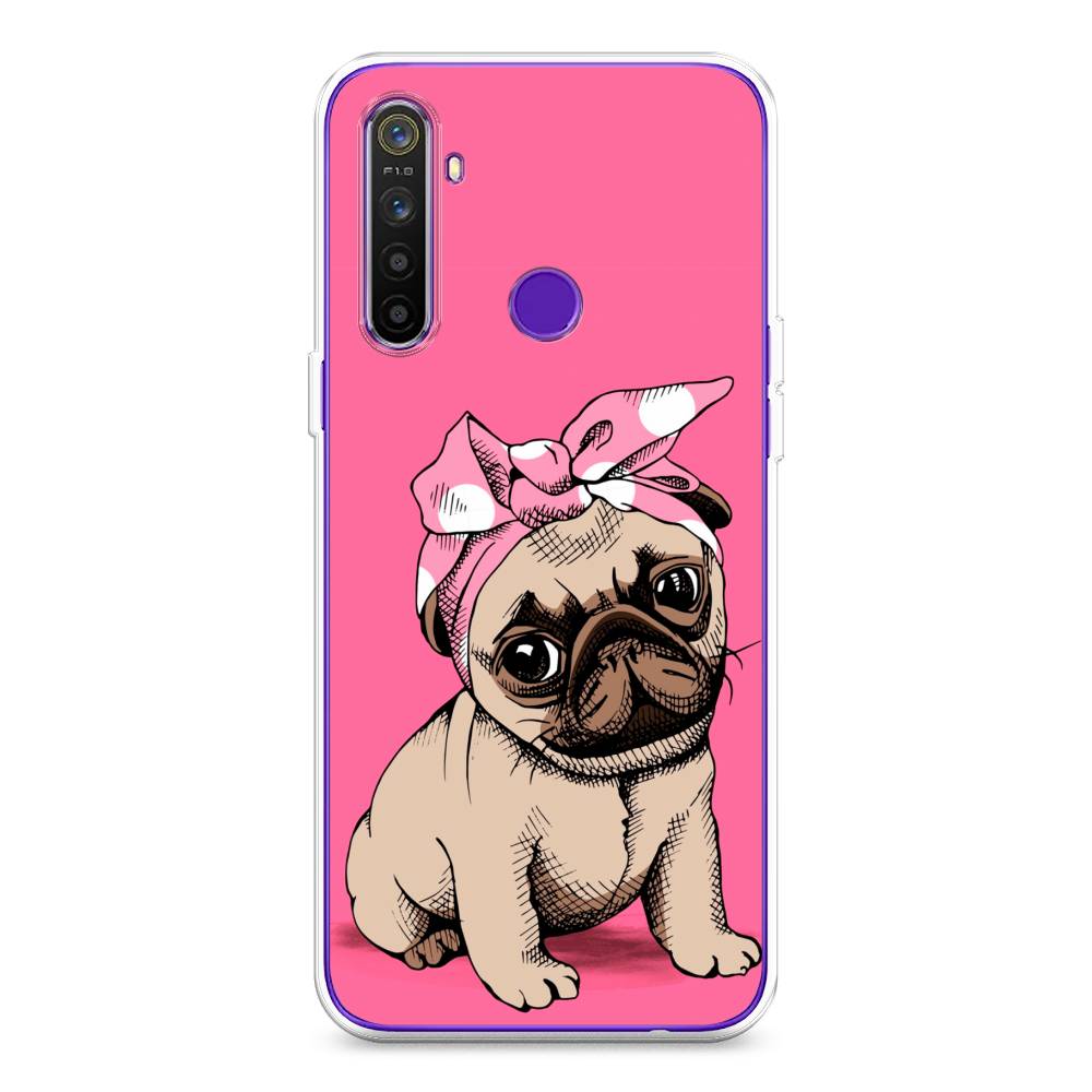 

Чехол Awog на Realme 5 "Dog Pin-Up", Разноцветный, 251550-2