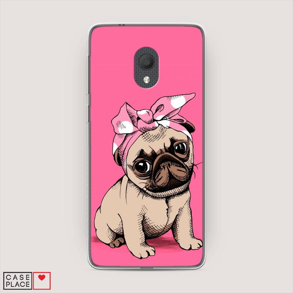 

Чехол Awog на Alcatel 1C 5003D (2019) / Алкатель 1C 5003D (2019) "Dog Pin-Up", 170650-2