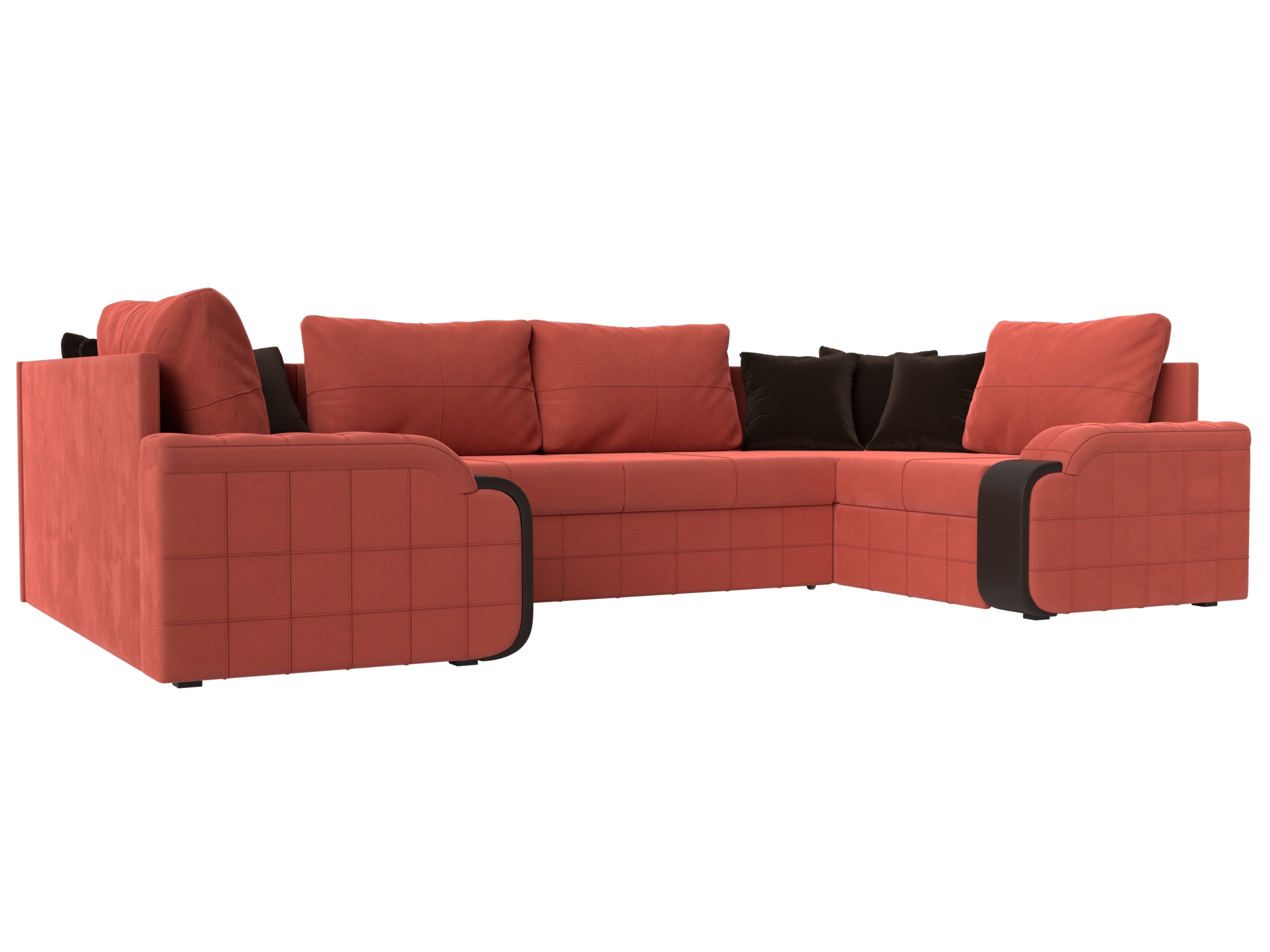 фото П-образный диван лига диванов николь
