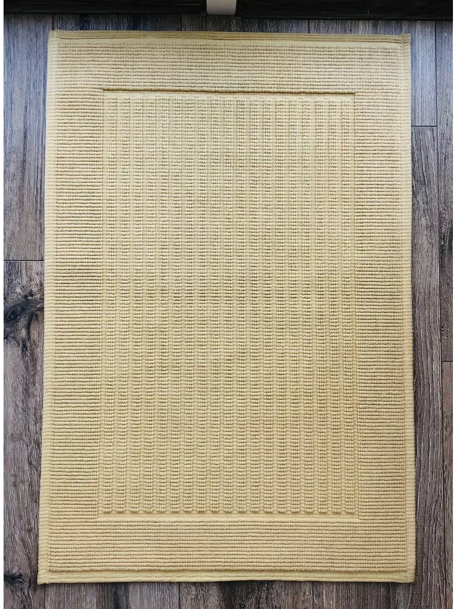

Коврик хлопковый Жаккард, 53x85 см, бледно-желтый