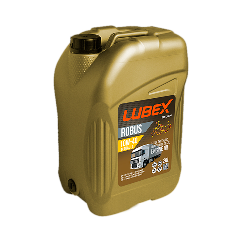 фото Lubex масло моторное "lubex" robus global 10w40 e6/e7/e9 (20 л) синт. (для коммерч. техник