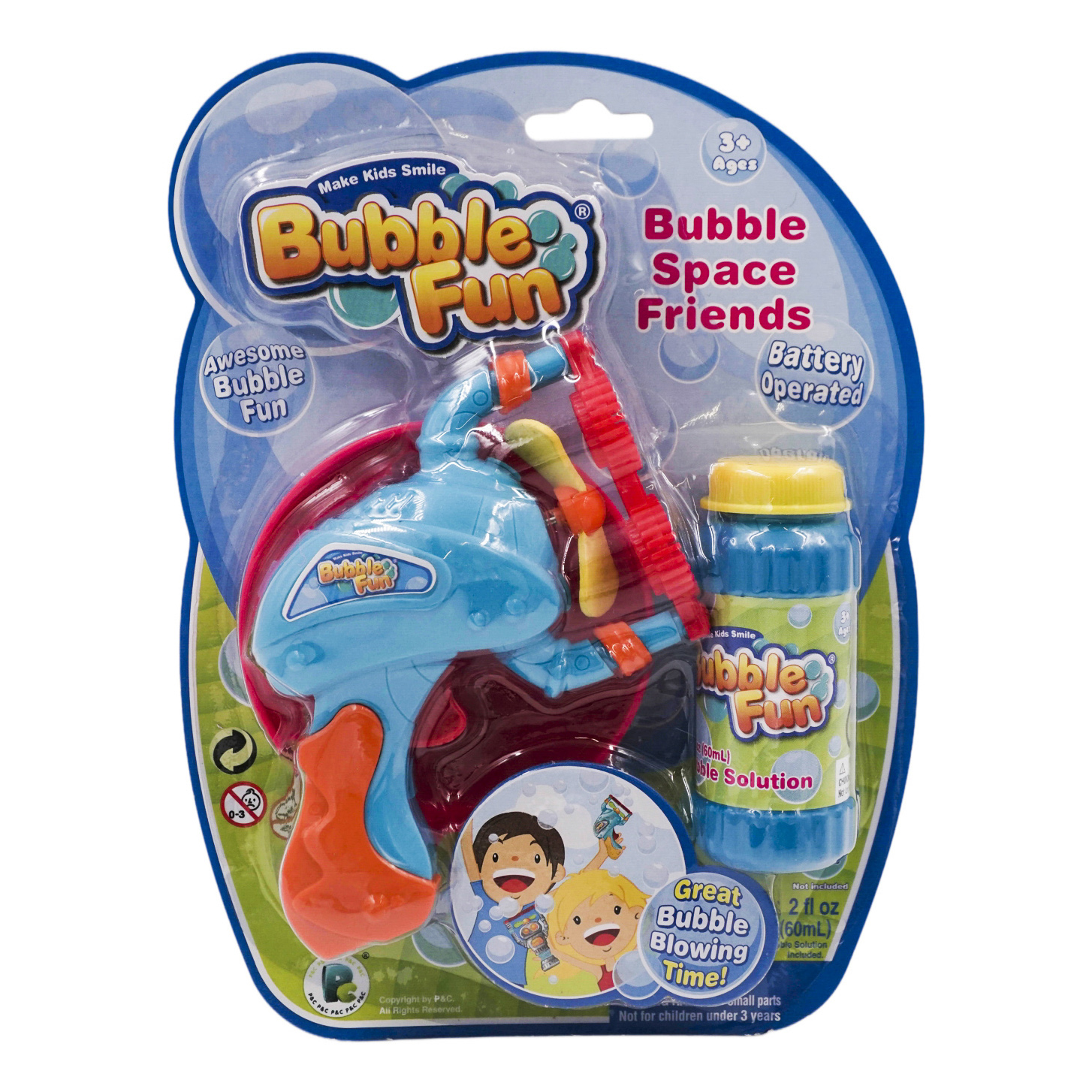 

Мыльные пузыри Bubble Fun с пистолетом 50 мл