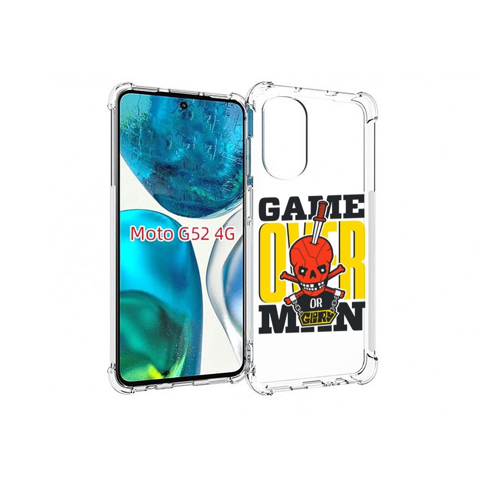 

Чехол MyPads игра-окончена-парень для Motorola Moto G82 / Moto G52, Прозрачный, Tocco