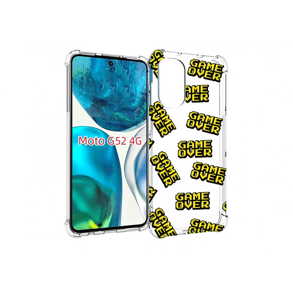 

Чехол MyPads игра-окончена для Motorola Moto G82 / Moto G52, Прозрачный, Tocco