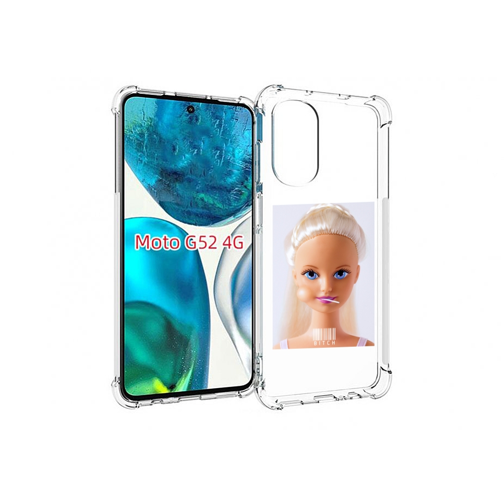 

Чехол MyPads барби для Motorola Moto G82 / Moto G52, Прозрачный, Tocco