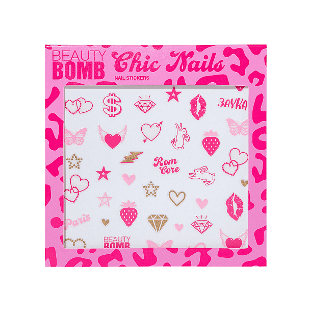 Наклейки для ногтей Beauty Bomb Romecore Chic Nails