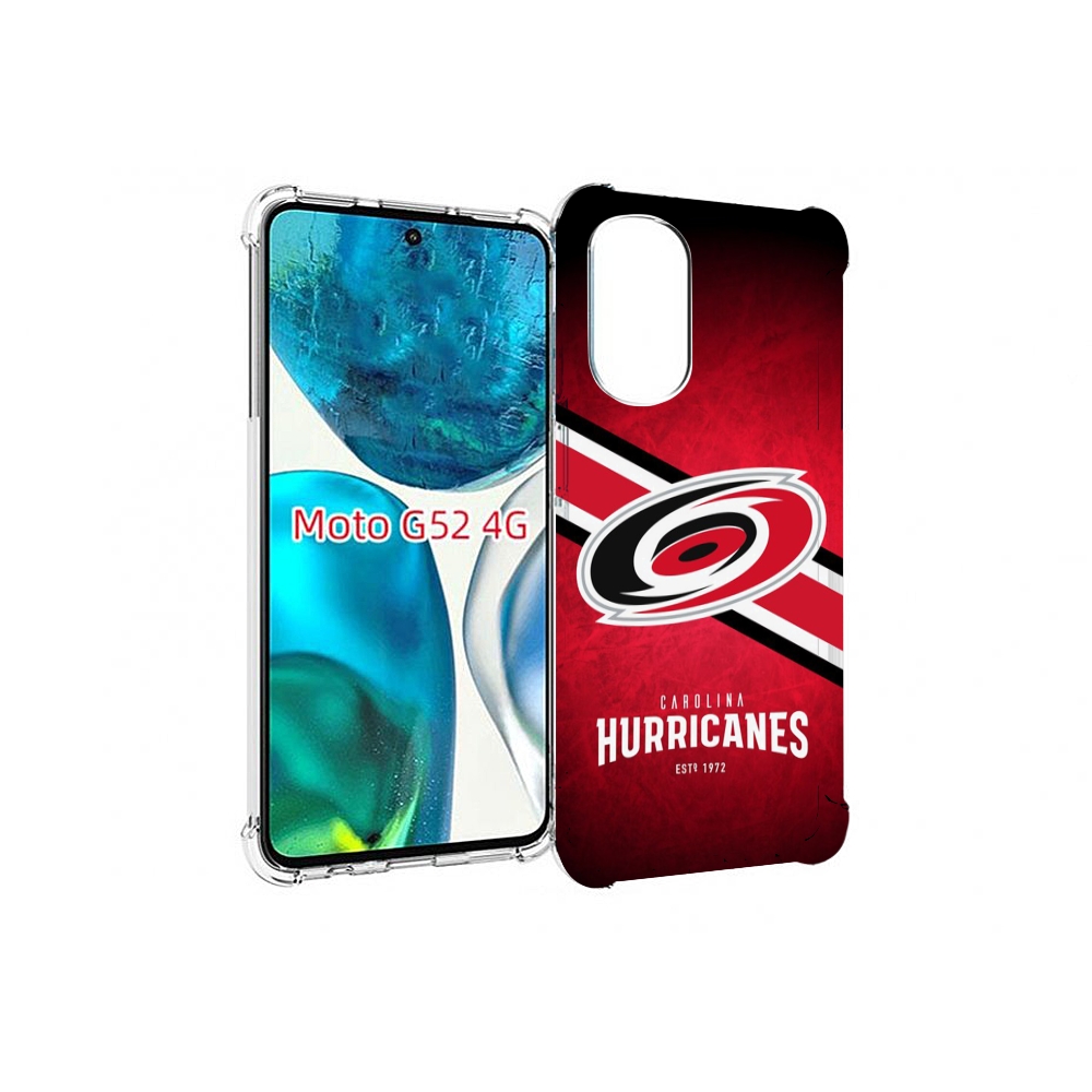 

Чехол MyPads каролина харрикеинс мужской для Motorola Moto G82 / Moto G52, Прозрачный, Tocco