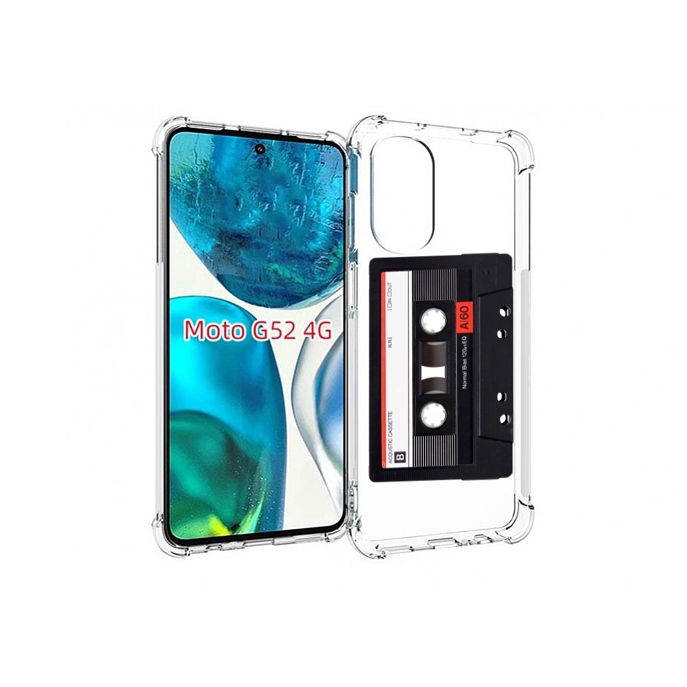 

Чехол MyPads касета для Motorola Moto G82 / Moto G52, Прозрачный, Tocco