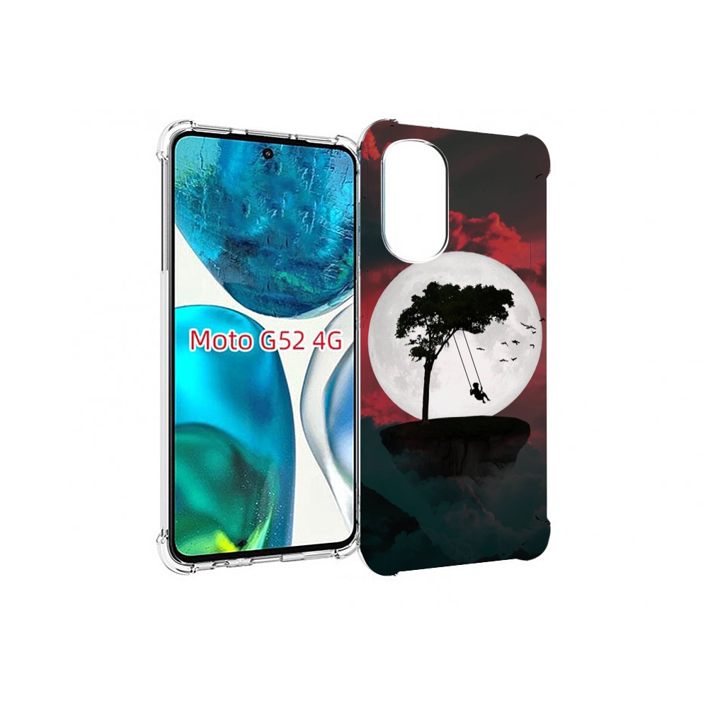 

Чехол MyPads качели-над-пропастью для Motorola Moto G82 / Moto G52, Прозрачный, Tocco