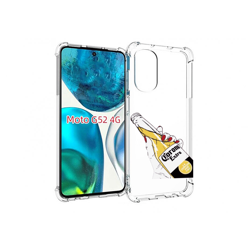 

Чехол MyPads корона екстра для Motorola Moto G82 / Moto G52, Прозрачный, Tocco