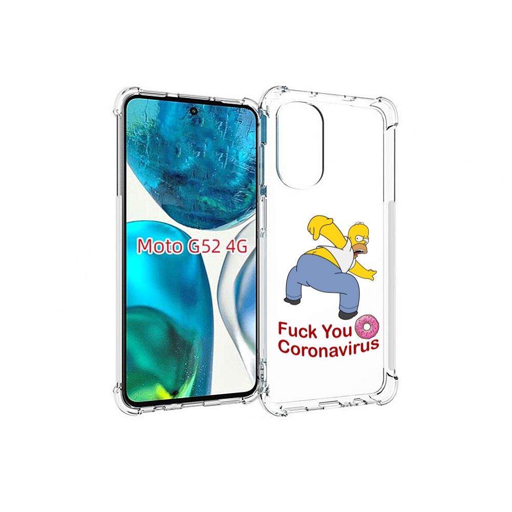 

Чехол MyPads корона-уходи для Motorola Moto G82 / Moto G52, Прозрачный, Tocco
