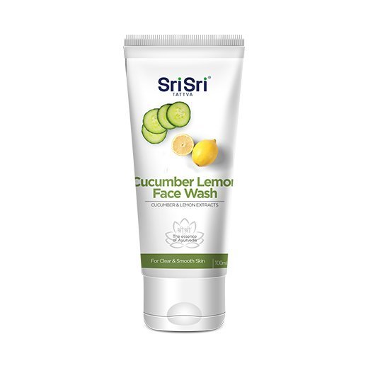 Средство для умывания SriSri Tattva с огурцом и лимоном Cucumber Lemon Face Wash 100 мл