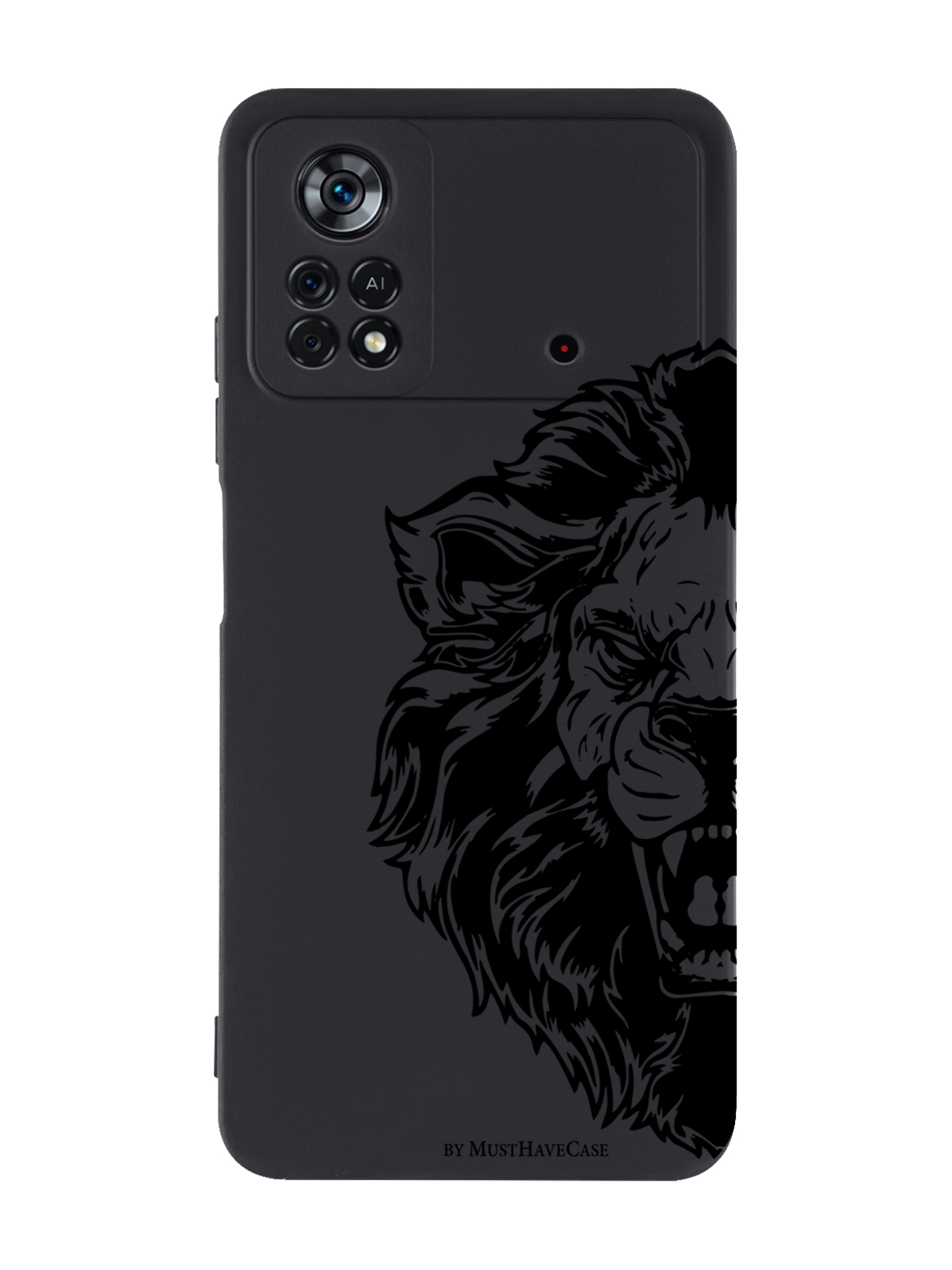 

Чехол MustHaveCase для Poco X4 Pro 5G Король Лев черный, Черный;коричневый