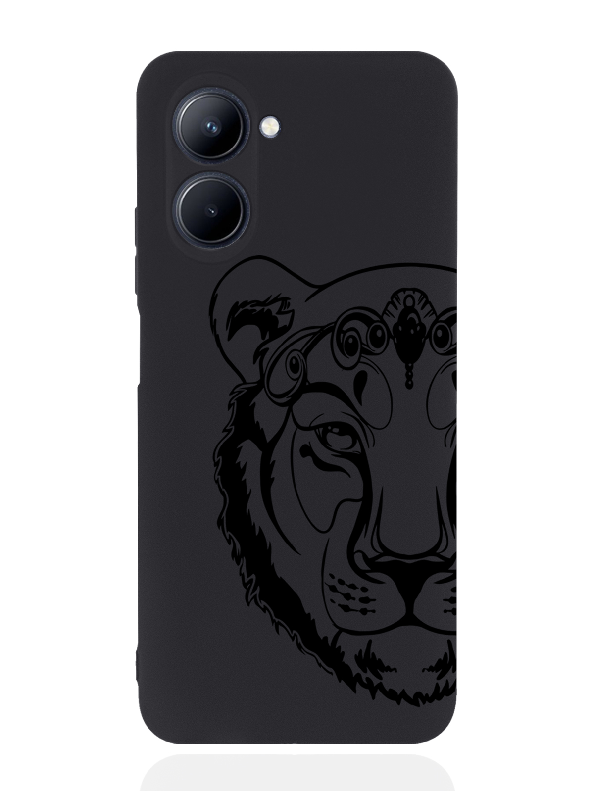 

Чехол MustHaveCase для realme C33 Львица черный