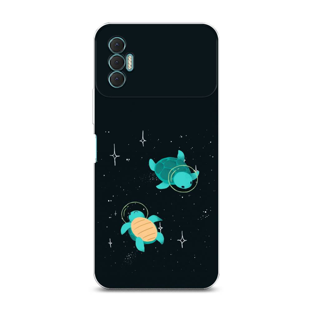 

Чехол Awog на Tecno Spark 8P "Черепашки космонавты", Разноцветный, 301450-4