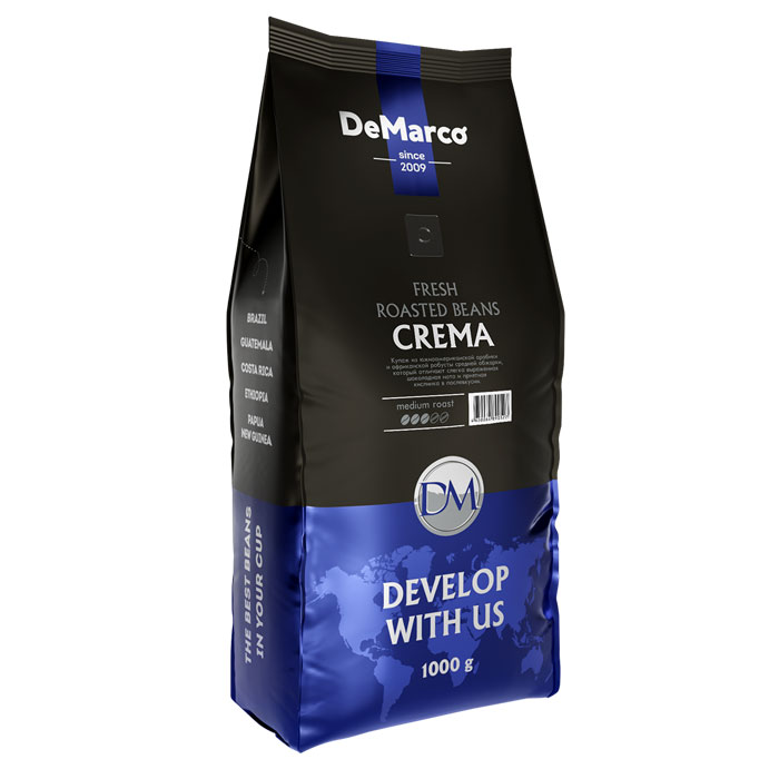 Кофе в зернах De Marco Fresh Roast Crema (1 кг)