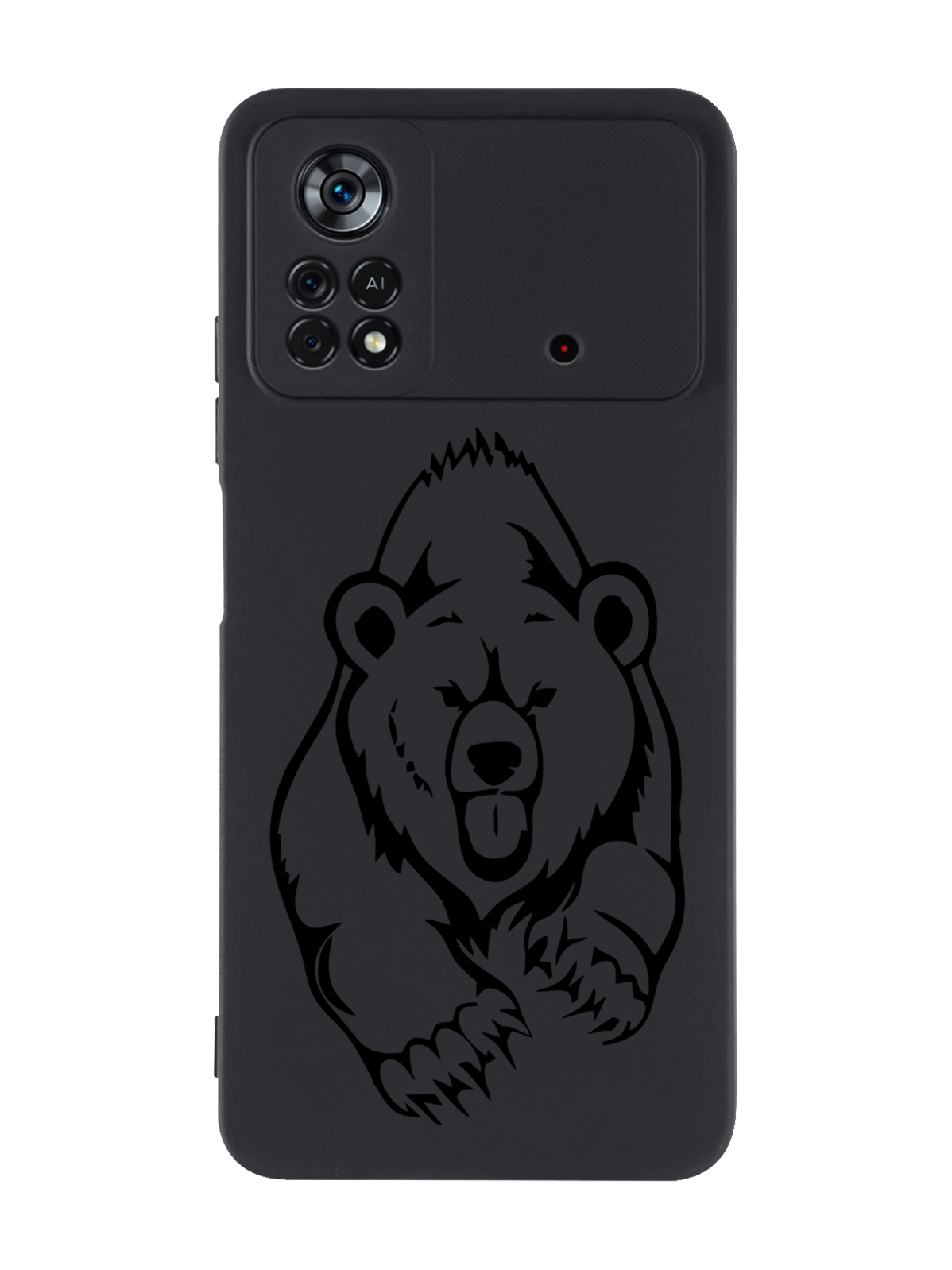 

Чехол MustHaveCase для Poco X4 Pro 5G Медведь черный