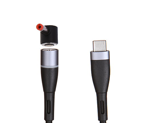 

Аксессуар Baseus Zinc Magnetic Series Lenovo Laptop Charging Cable Type-C 100W 2m Black, CATXC-T01