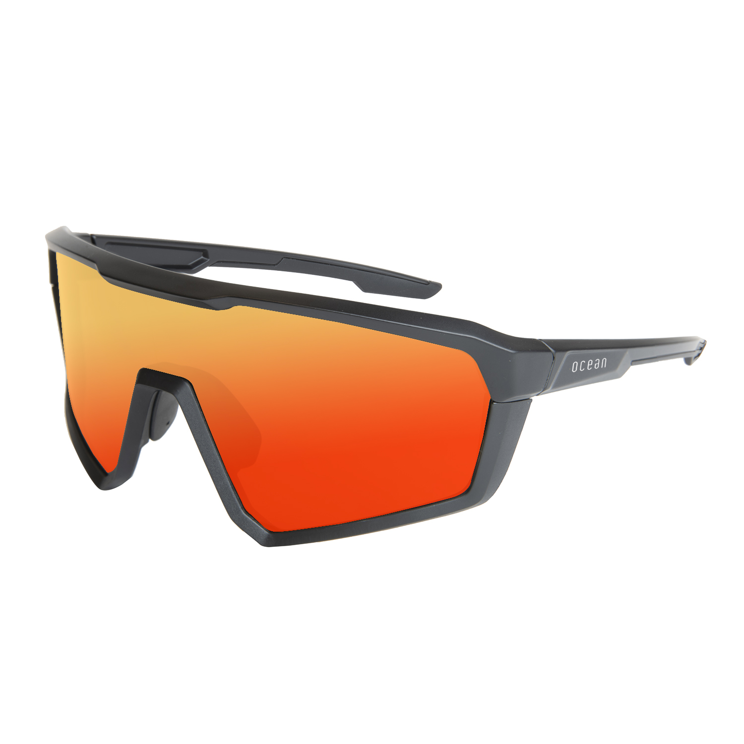 

Спортивные солнцезащитные очки унисекс Ocean Sunglasses Jakar черно-оранжевые, Jakar