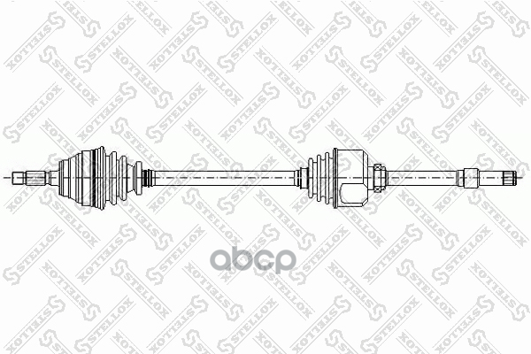 

Приводной вал Stellox 1581007SX