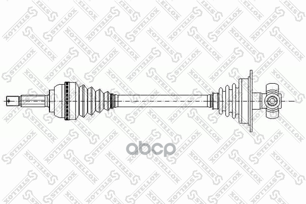 

Приводной вал Stellox 1581033SX