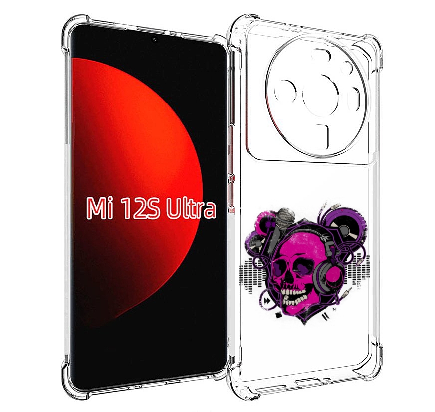 

Чехол MyPads череп 1 для Xiaomi 12S Ultra, Прозрачный, Tocco